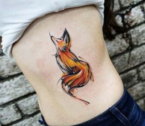 Meaning of fox tattoo and some examples 1