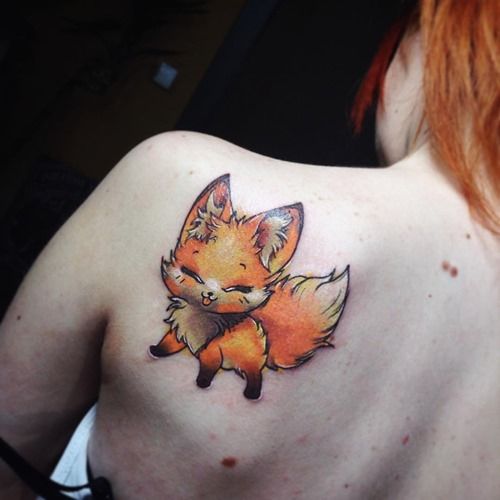 Meaning of fox tattoo and some examples 3