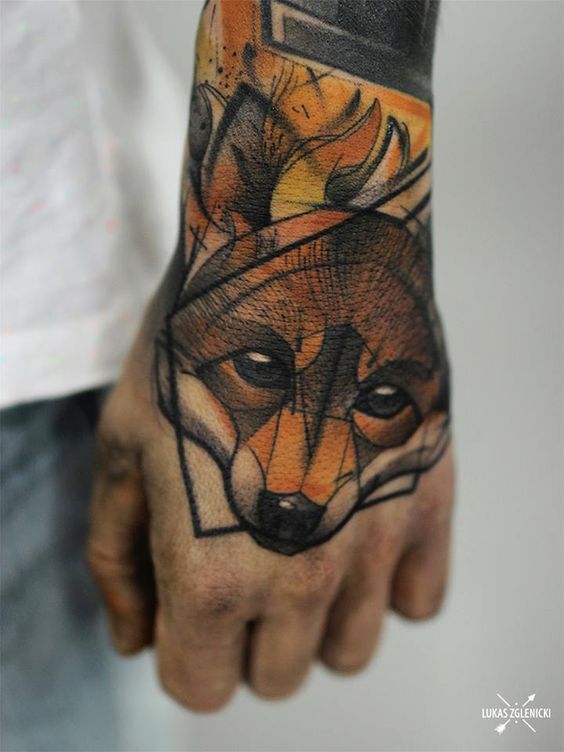 Meaning of fox tattoo and some examples 4