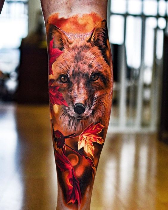 Meaning of fox tattoo and some examples 6