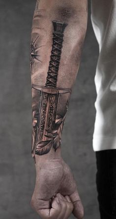 Meaning of sword and dagger tattoos also some ideas 1