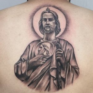 San Judas tattoo meaning 6