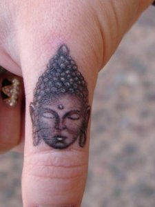 Small Budha tattoo is awesome tattoo as it is simple but still attractive tattoo 3