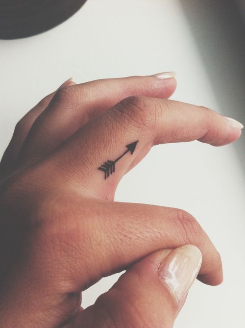 Small arrow tattoo is surprisingly good tattoo for any place on your body