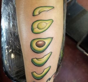 Some of the best avocado tattoos in 10 images 4