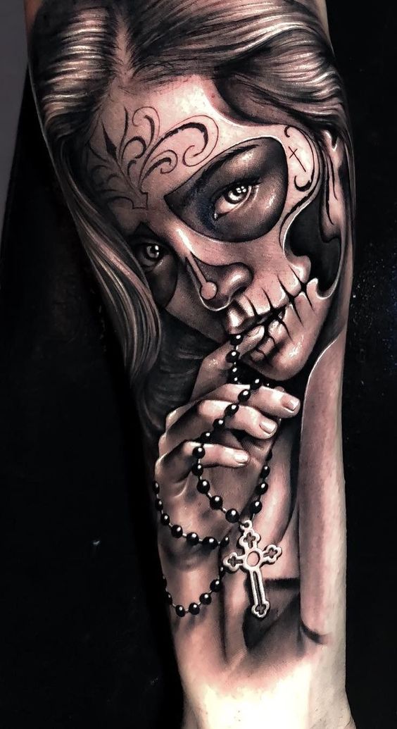 Stunning, Catrina - Lady of the Dead, forearm tattoo ideas