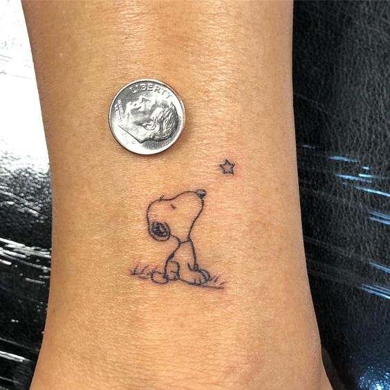 38 Snoopy Tattoos ideas  snoopy tattoo tattoos small tattoos
