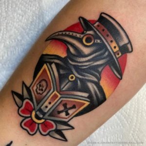 Whats your opinion about our suggestion of plague doctor neotraditional tattoos 4