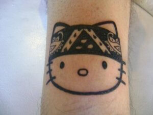 Why not check these Hello Kitty gangster lovely tattoos which are simply astonishing 4