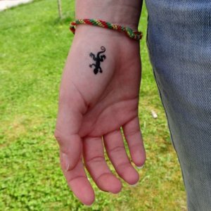 You want fascinating small tattoo Check these small lizard tattoo ideas 4