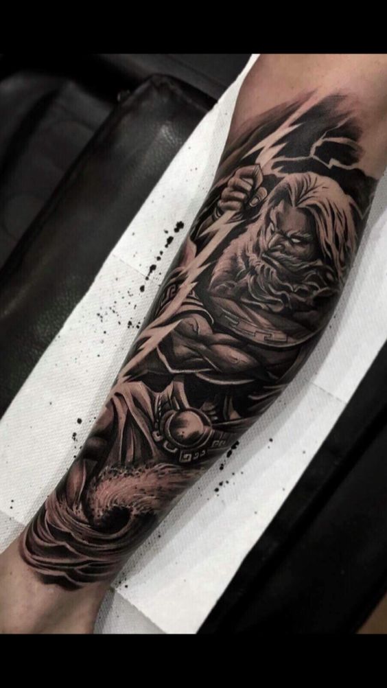 Zeus tattoo meaning and some ideas 3