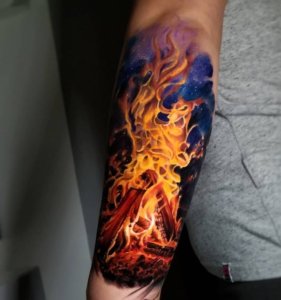 Flame tattoo meaning 3