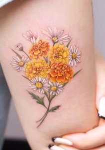 Marigold tattoo meaning 5