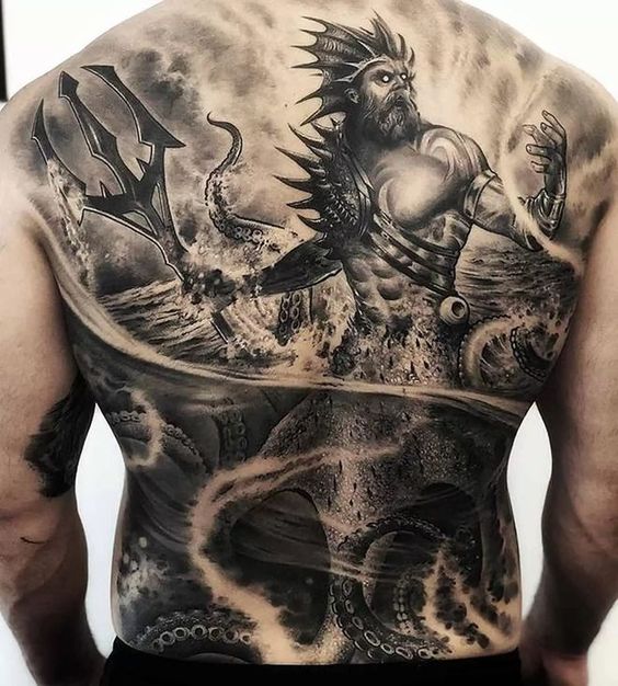 Meaning of Poseidon tattoo 5