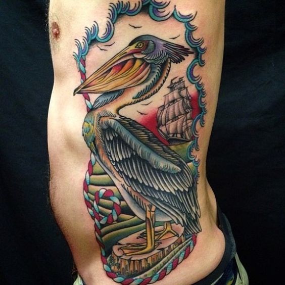 Pelican by Pepper  Tattoos