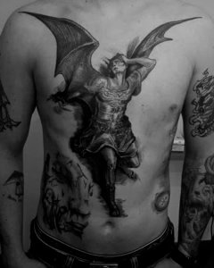 Be real bad ass with Lucifer tattoo 5 fascinating examples 5
