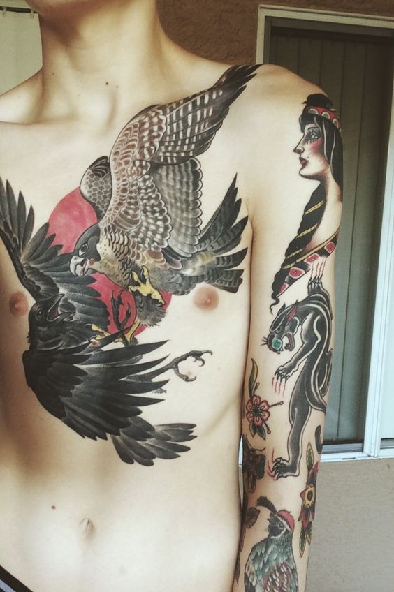 Hawk tattoo meaning 4