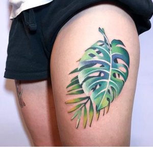 Leaf tattoo meaning 4