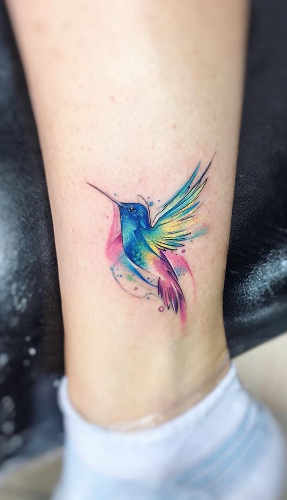 Meaning of hummingbird tattoos 5