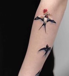 Swallow tattoo meaning 5