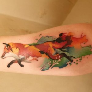 15 fox tattoos inked in style on your forearm 8