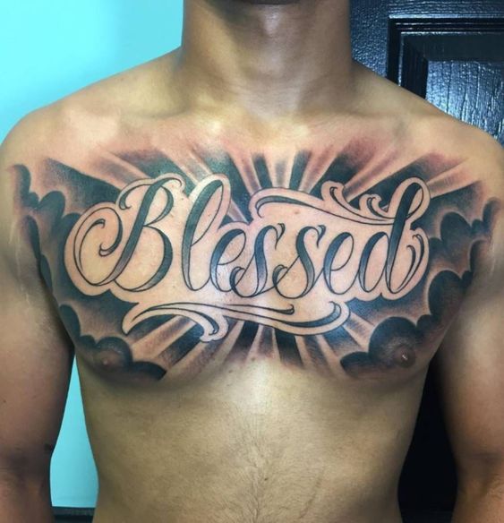 Hndrxx Tattoos  Blessed chest piece  Facebook