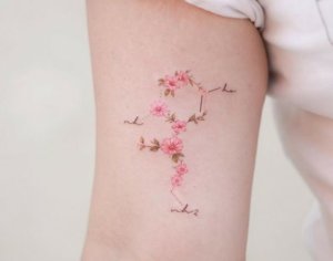Flowery serotonin tattoos to brighten your day 1