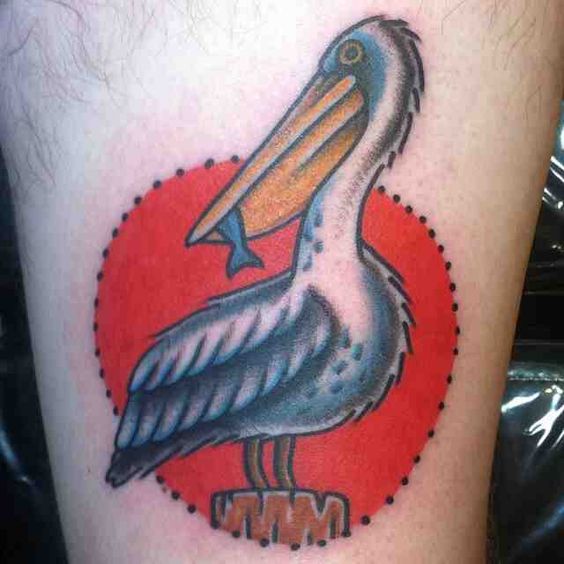 For incredible results why not try traditional pelican tattoo