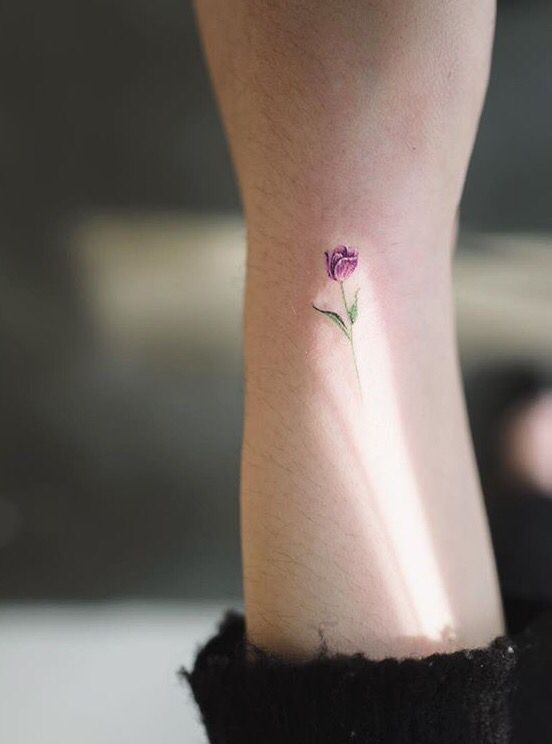 Meaning of tulip flower tattoo 10