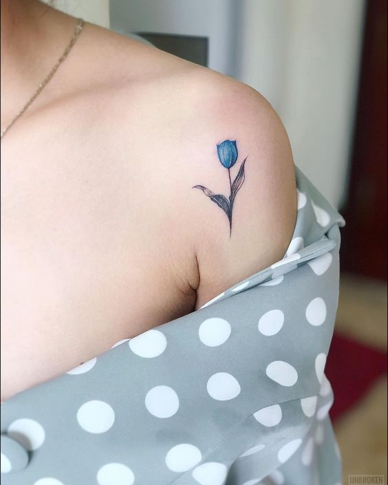 Meaning of tulip flower tattoo 13