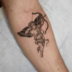 10 Cherub tattoos on your forearm for protection and guidance 4