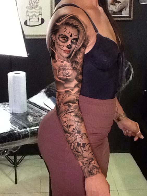 10 Chicano sleeve tattoos as a bold and vibrant display of heritage