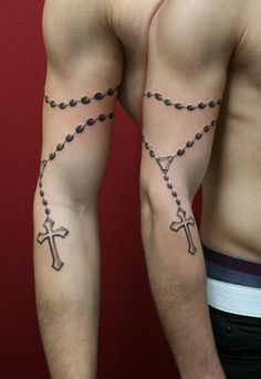 10 Rosary arm tattoos for devout believers
