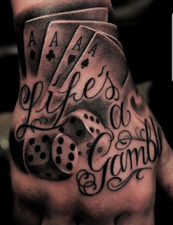 75 Dice Tattoos For Men  The Gamblers Paradise Of Life  Hand tattoos Dice  tattoo Tattoos for guys