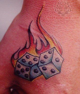 Share more than 70 dice hand tattoos super hot  thtantai2