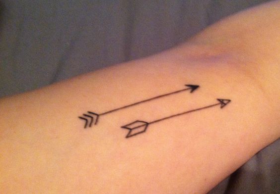 10 sleek and simple arrow tattoos