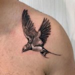15 graceful and timeless black swallow tattoo for men and women