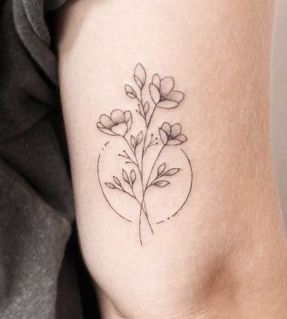 Share more than 79 temporary wildflower tattoo super hot - thtantai2