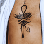 Ancient inspiration with chest ankh tattoo in 10 designs