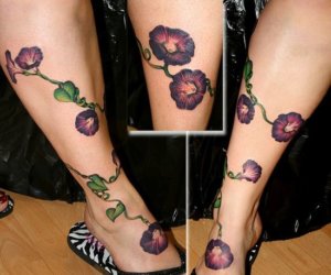 Ink meets reality in 10 realistic morning glory tattoos 4