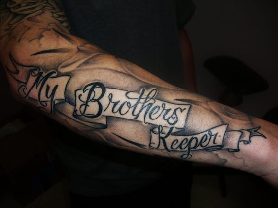 Meaning of my brothers keepe tattoo 1