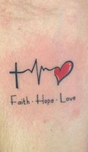 Meaning of tattoo Faith Hope Love 3