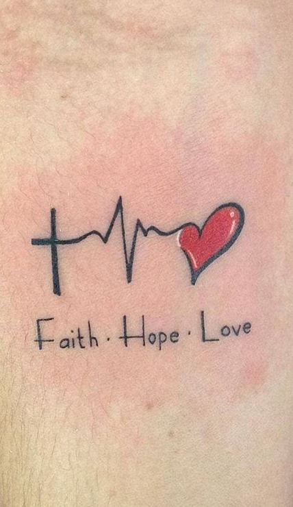 90 Cool Faith Hope Love Tattoo Designs  Body Art Guru