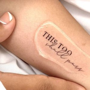 Meaning of this too shall pass tattoo 4