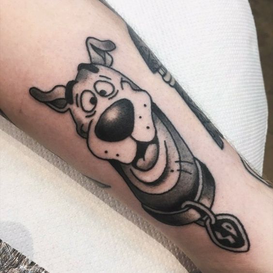 Scooby Doo in black and white a timeless tattoo designs in 10 images