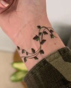 The meaning of vine tattoo and some ideas 5