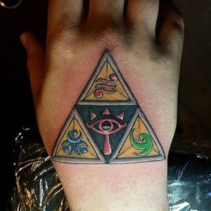 15 ideas of triforce hand tattoo as a sign of courage wisdom and power 5