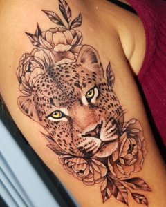 Flaunt your love for wildlife with this 10 amazing cheetah arm tattoos 3