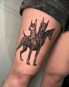 Meaning of Cerberus tattoo 6