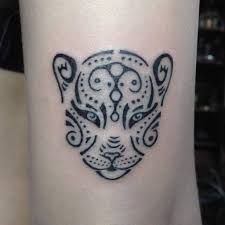 Tribal jaguar tattoo as an expression of power